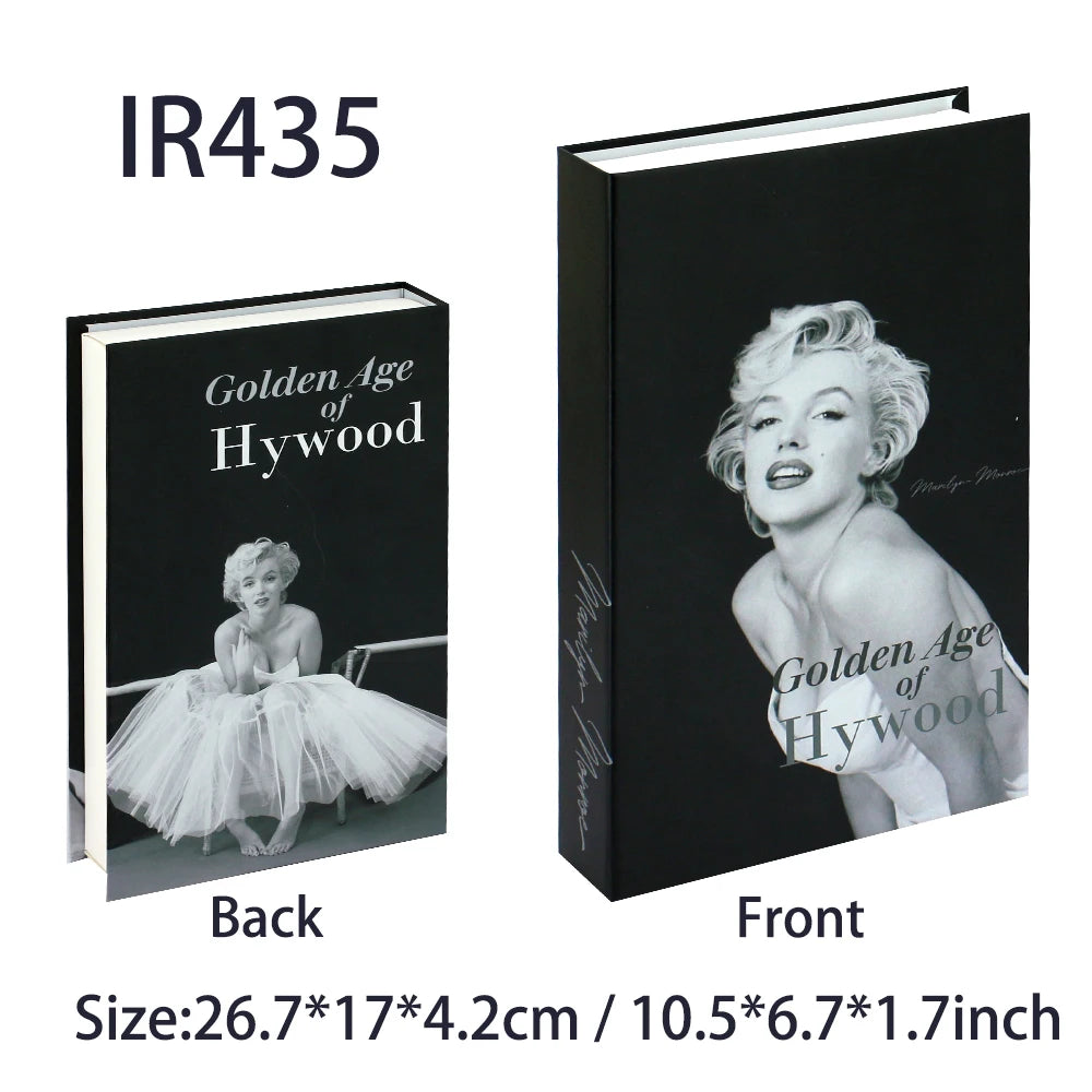 Luxury Home Decoration Fake Book Fashion Living Room Decoration Coffee Table Bedroom Interior Items Modern Book Box Decoration