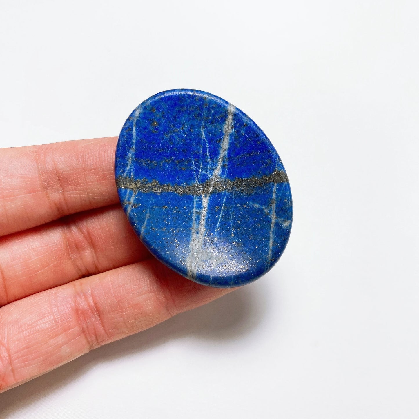 Natural Stone Thumb Worry Stone Crystal Quartz Oval Pocket Massage Palm Reiki Healing Therapy Meditation Spiritual Flake Gift