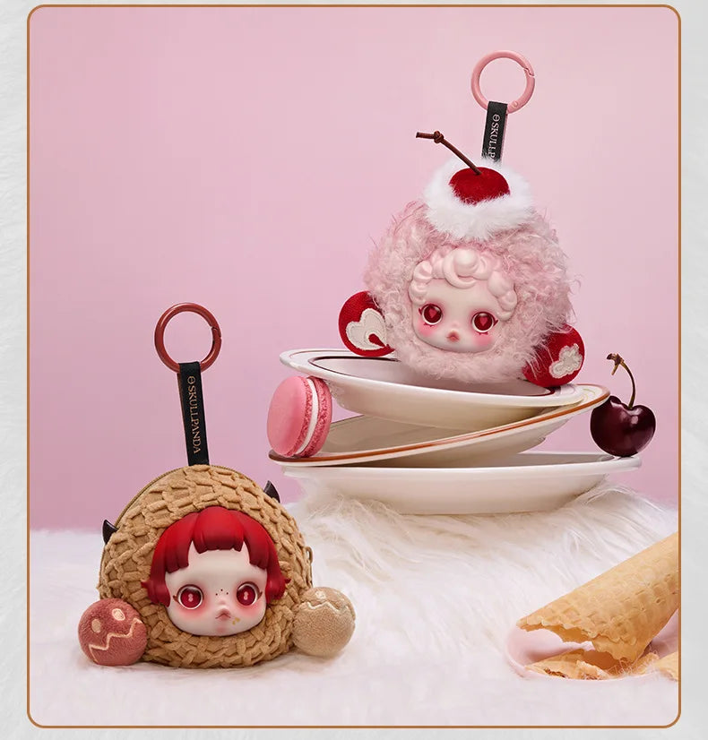 Original Popmart Skullpanda V3 You Found Me Series Trend Blind Box Doll Bag Pendant Surprised Box Toy Emotion Soothing Doll Gift