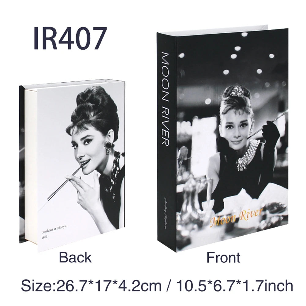 Luxury Home Decoration Fake Book Fashion Living Room Decoration Coffee Table Bedroom Interior Items Modern Book Box Decoration