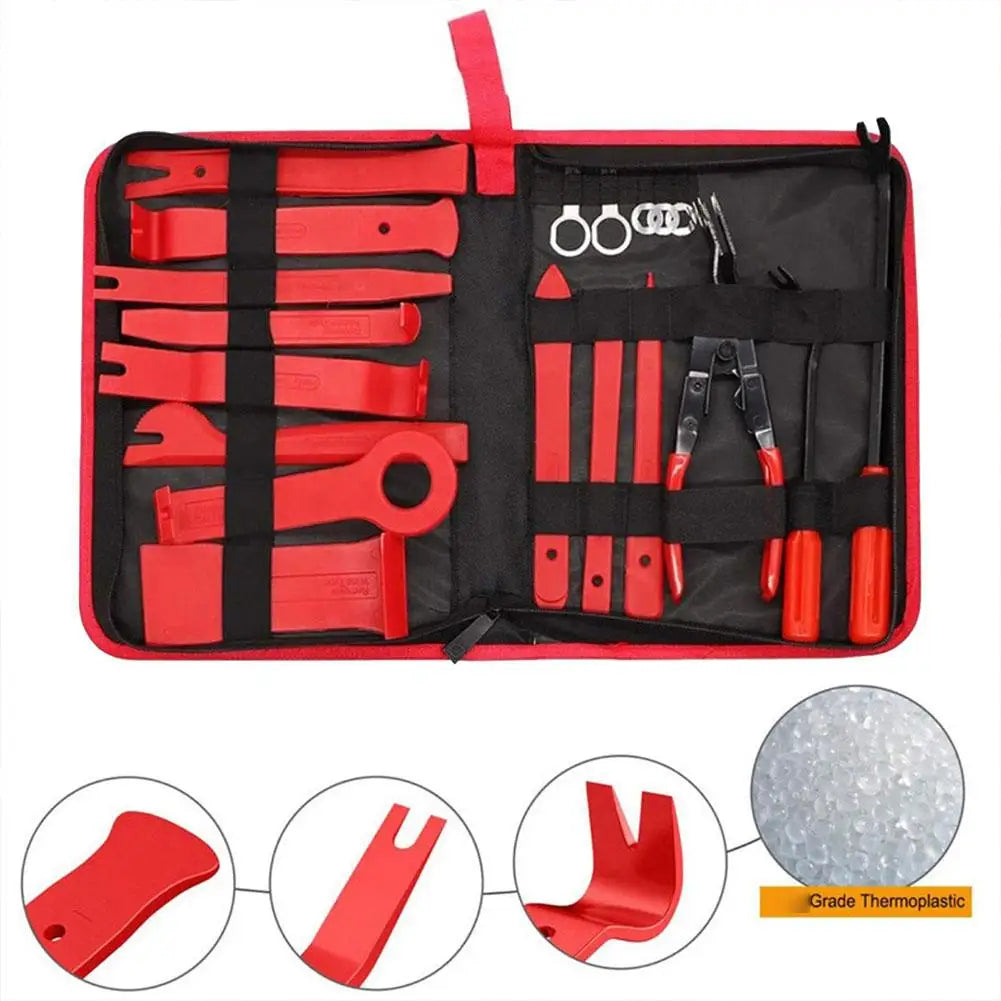 Multifunctional Auto Trim Removal Tool Car Door Panel Dash Audio Radio Removal Tools Kit Auto Upholstery Pry Tools Repair Kits