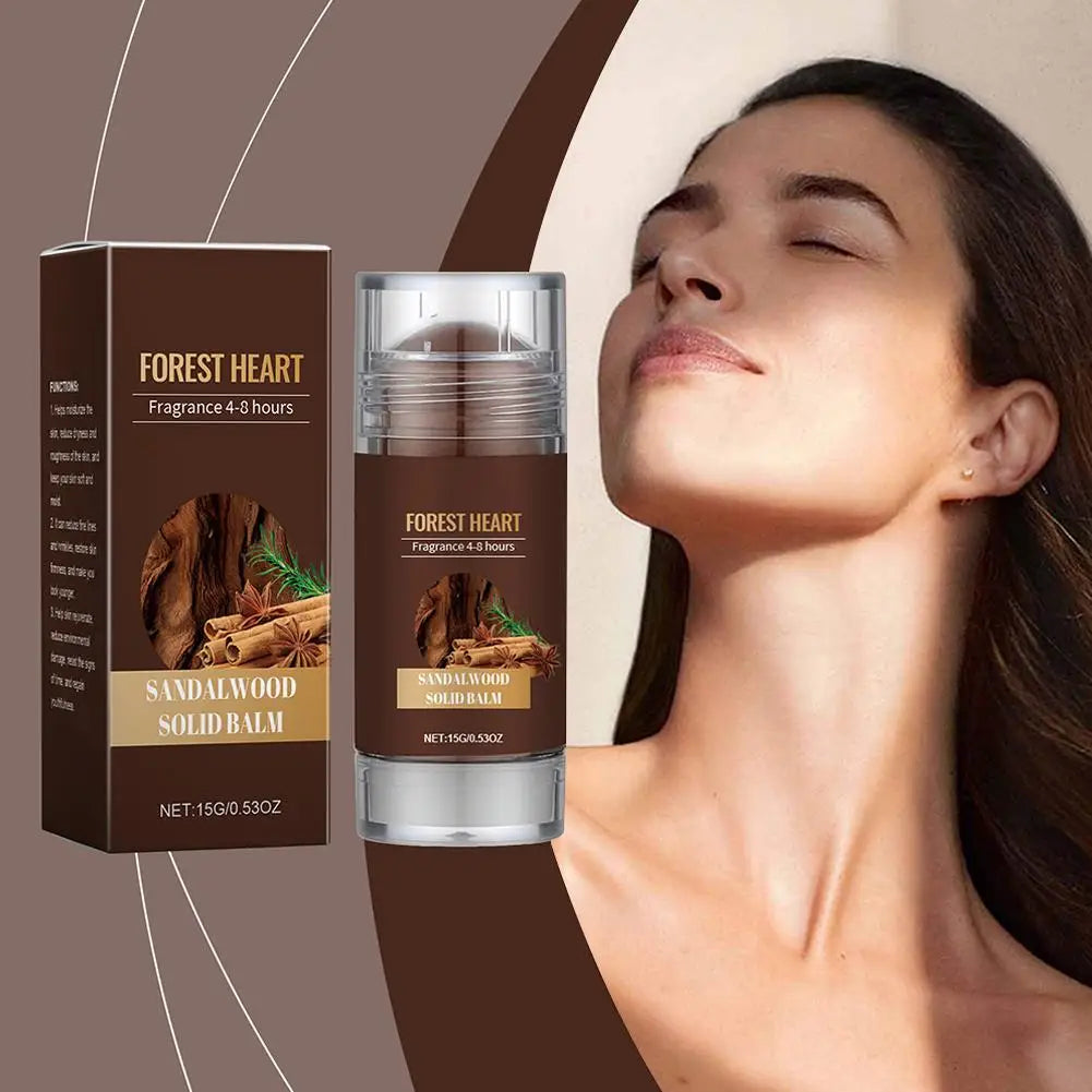 15g Court Sandalwood Solid Perfume Portable Solid Perfume Charming Fragrance Long Lasting Z2S0