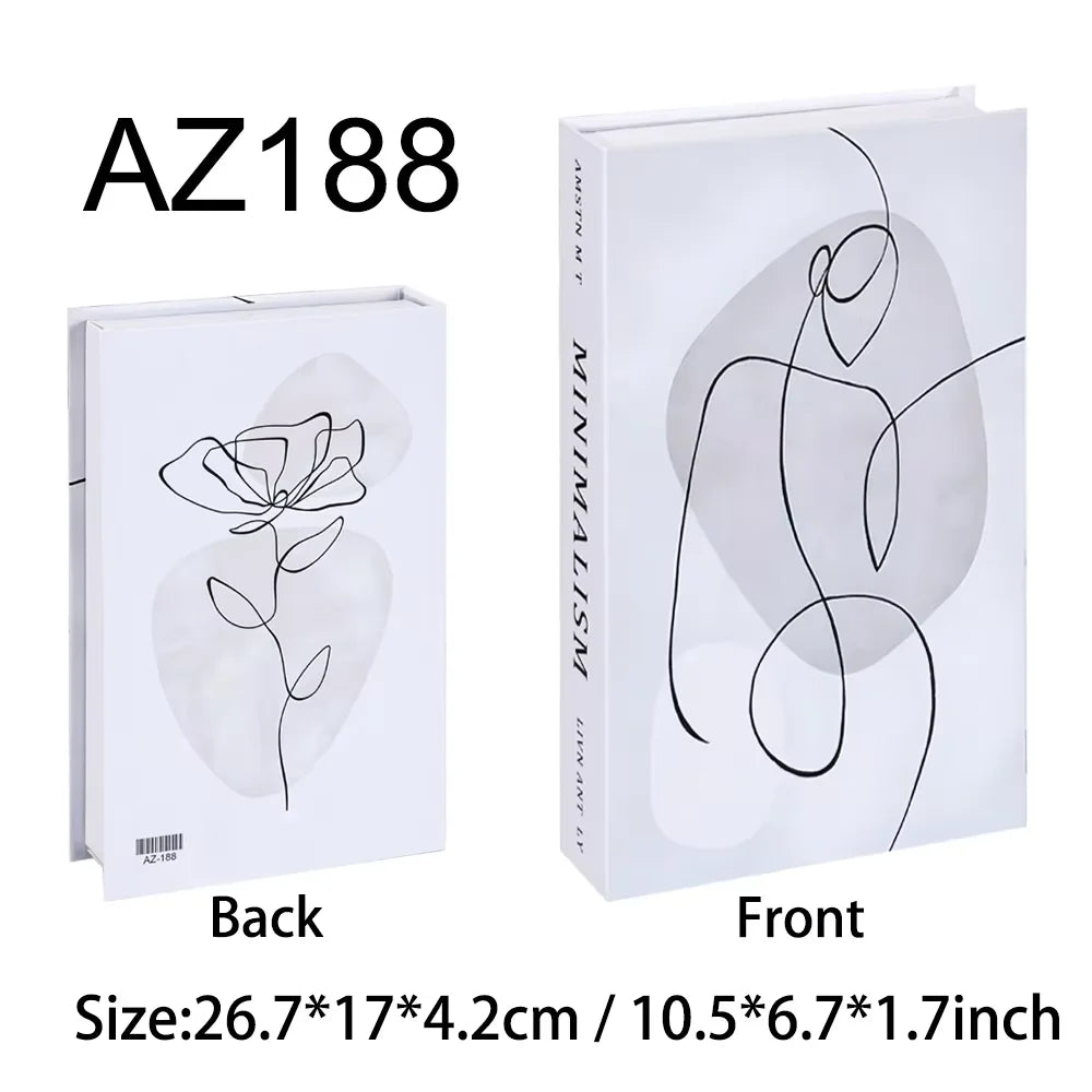 Luxury Home Decoration Fake Book Fashion Living Room Decoration Coffee Table Bedroom Interior Items Modern Book Box Decoration