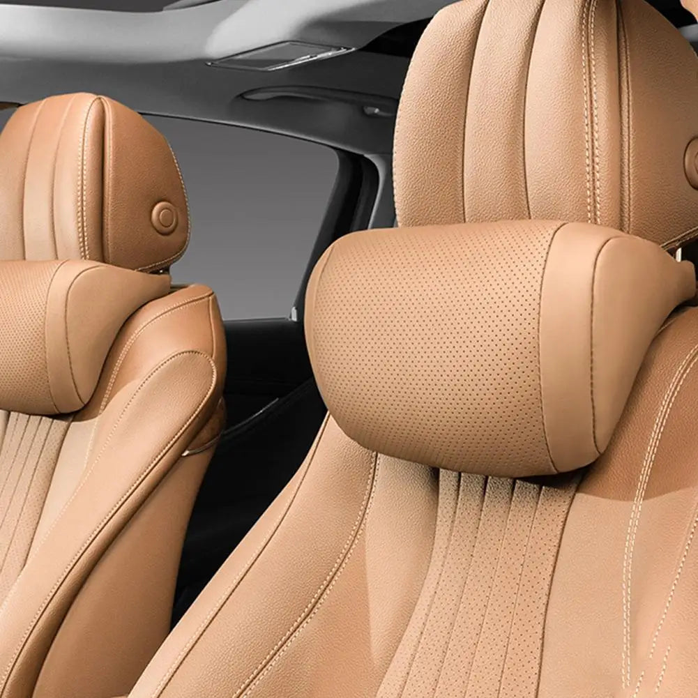 Memory Foam Car Headrest Neck Support Breathable Easy To Install Multiple Colors Available Car Accessory Headrest