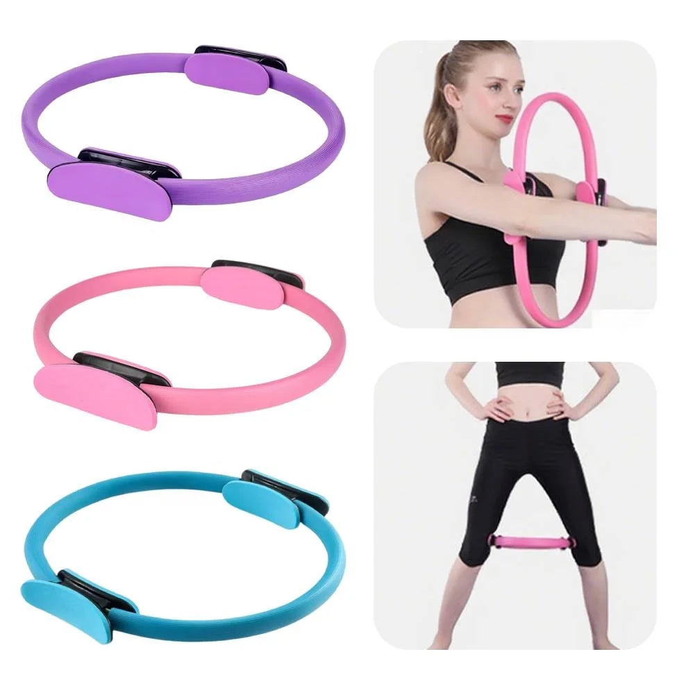 Yoga Fitness Ring Pilates Ring Flexible Resistance Exercise Equipment Women Girl Fitness Training Ring For Arm Legs Body Workout