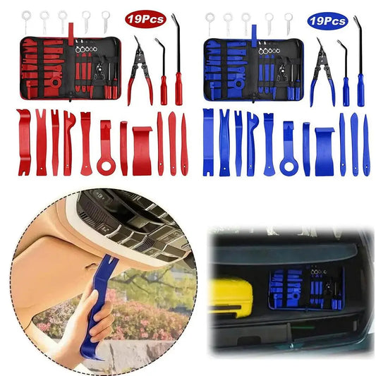 Multifunctional Auto Trim Removal Tool Car Door Panel Dash Audio Radio Removal Tools Kit Auto Upholstery Pry Tools Repair Kits