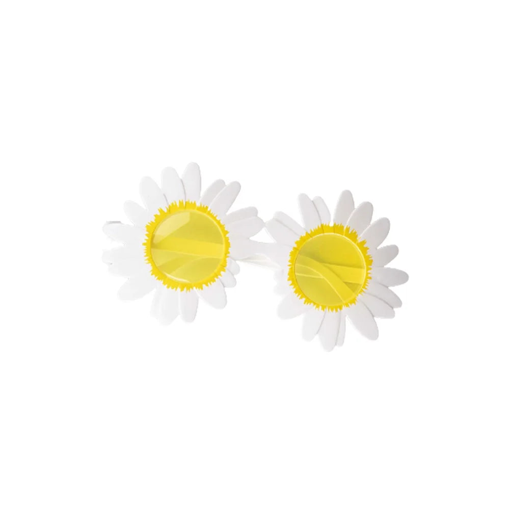 Sunflower Sunglasses Little Daisy Shape Sun Glasses Funny Party Decorative Eyeglasses Plastic Gathering Picnic Photography Props
