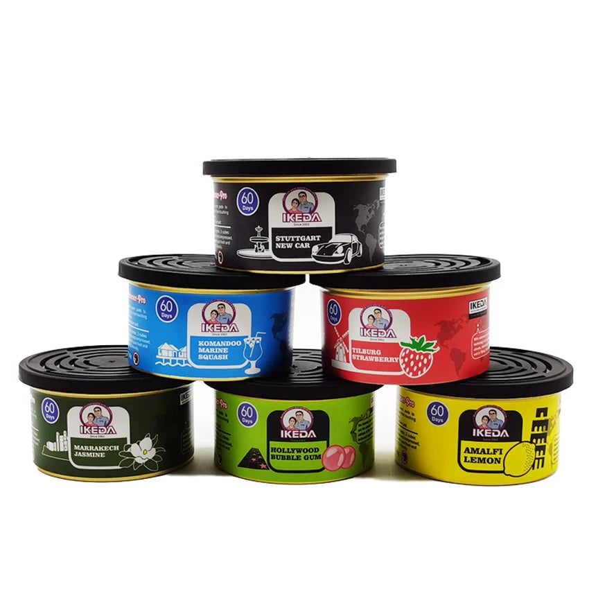 Car Flavoring Car Air Fresheners Perfume Canned Wood Blocks Coffee Flavor Long-Lasting Auto Aromatherapy Car Deodorant Supplies