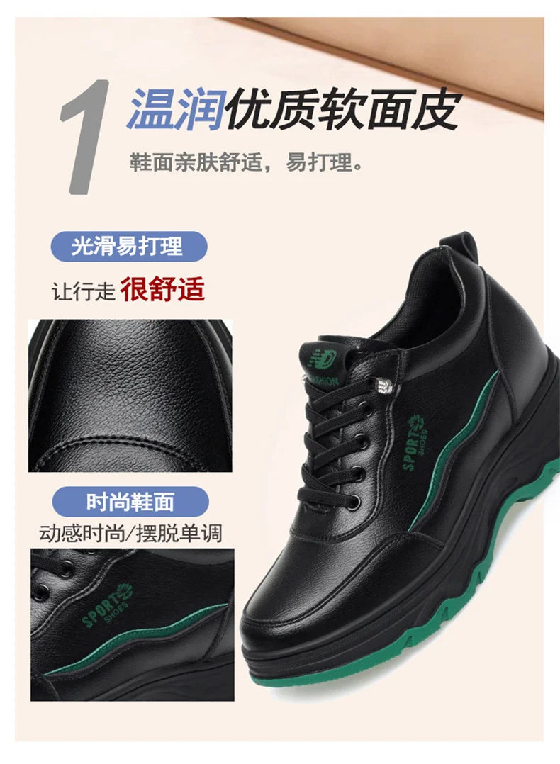 Women Water Proof Solid Comfort Sneakers Breathable Sports Shoes Outdoor Walking Flats Spring Casual Soft Leather Shoes 2024