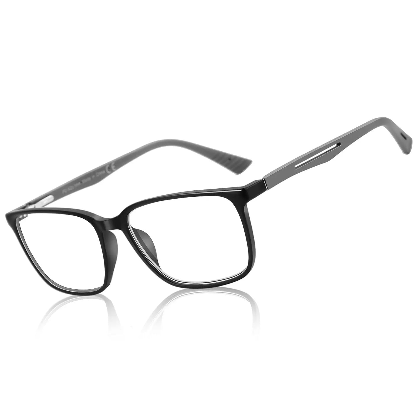 ZENOTTIC Anti Blue Light Reading Glasses Frame Men Retro Square Computer Gaming Eyeglasses Reader Presbyopic Eyewear Diopters