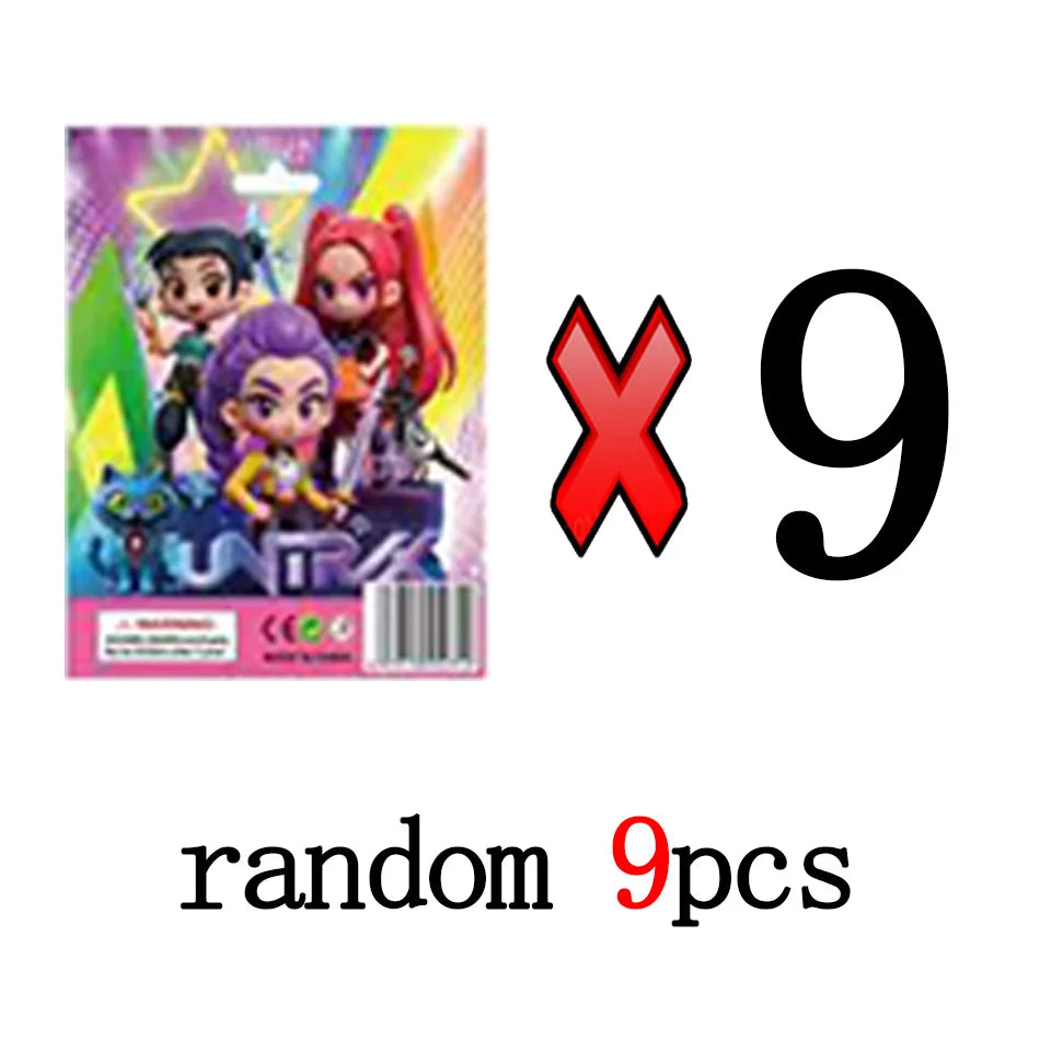 Kpop Demon Hunters 2025 Cute PVC Mystery Box Collectible Doll Model Desk Decoration Figure Toy for Kids Gift