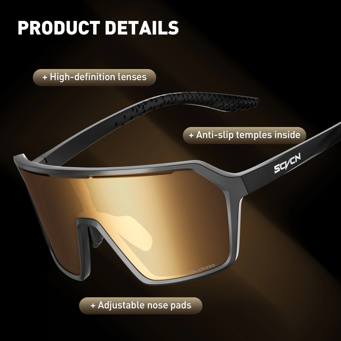 SCVCN Hot Photochromic Cycling Sunglasses MTB Glasses Outdoor Bike Cycling UV400 Eyewear Men Women Bicycle Sports Hiking Glasses