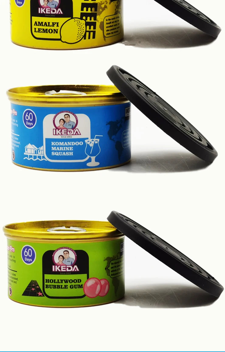 Car Flavoring Car Air Fresheners Perfume Canned Wood Blocks Coffee Flavor Long-Lasting Auto Aromatherapy Car Deodorant Supplies