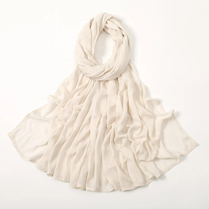 29 Colors 180*95cm Ramadan Women Broad Edge Solid Cotton Rayon Hijab Scarf Lady Wraps Shawls Muslim Headband Islamic Scarves