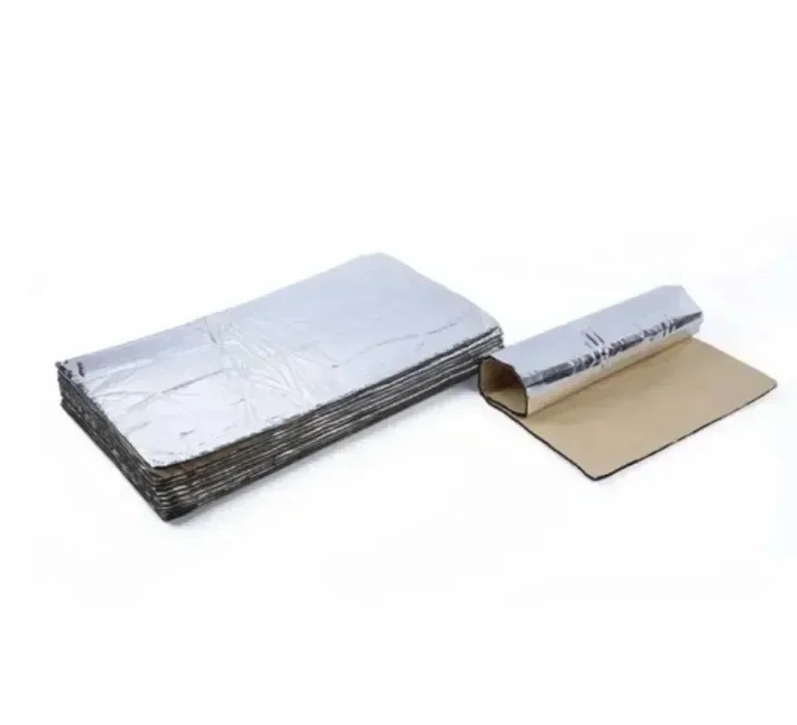 Car Sound Deadening Mat 5mm 10mm Heat Noise Insulation Pad 2000x500mm 250x400mm Hood Roof Door Wall Acoustic Foam Accessory