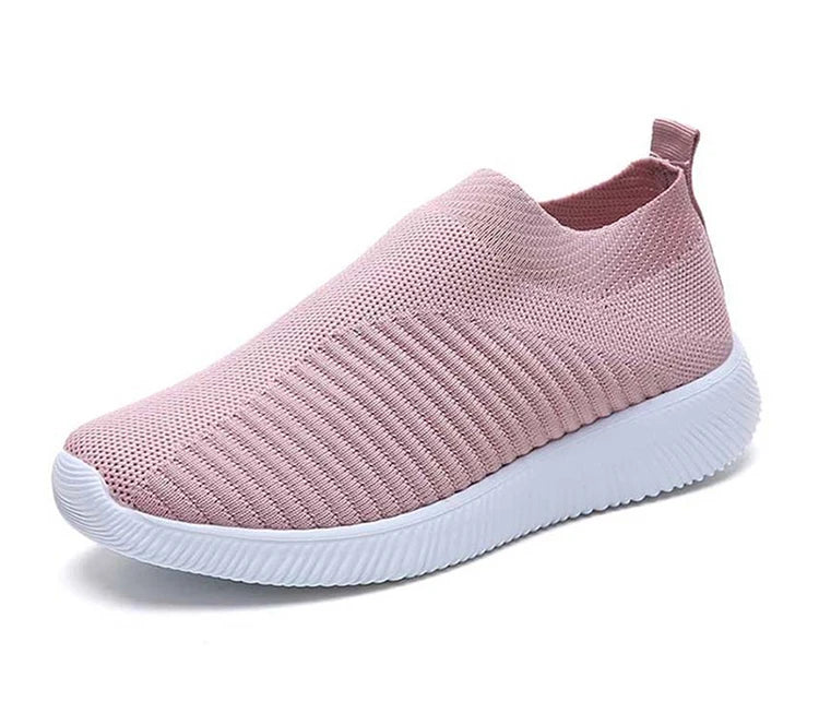 Women's Sneaker Slip On Women Sneakers Breather White Shoes Women Casual Sneaker Sports Shoes Comfortable Vulcanize Shoes Female