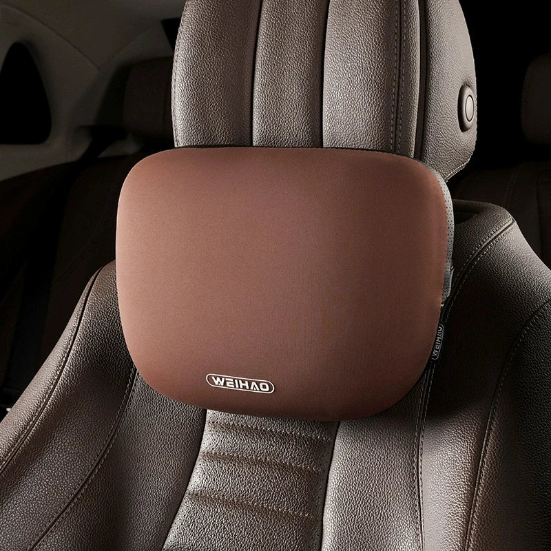 WEIHAO Car Memory Foam Neck Pillow Protection Lumbar Backrest Cushion Lumbar Cushion Car Headrest Cushion