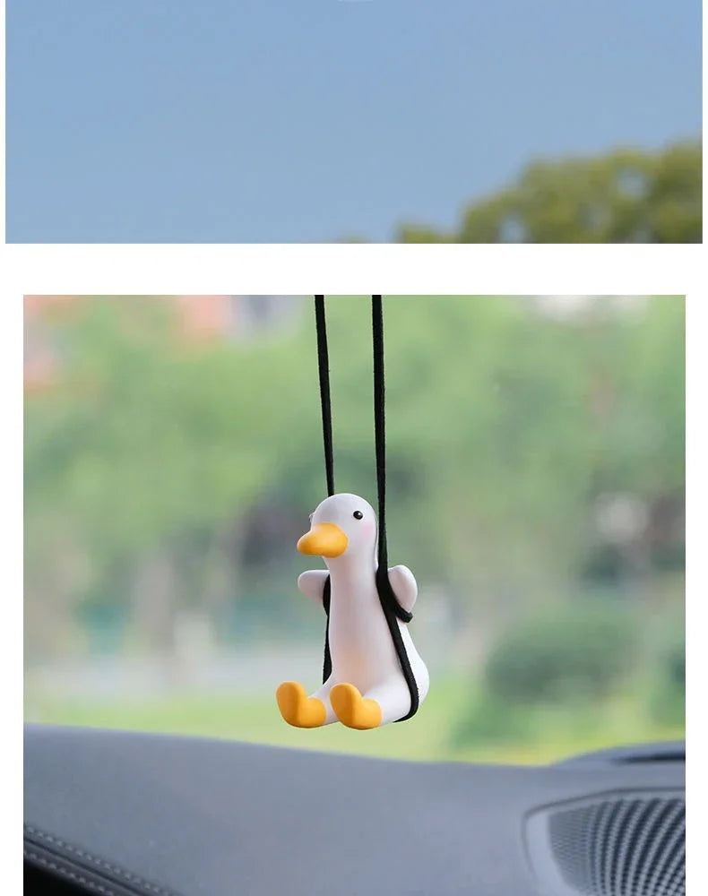 Car Decoration Accessory Duck-shaped Aroma Diffuser, Cute Cartoon, Car Interior Decoration Item