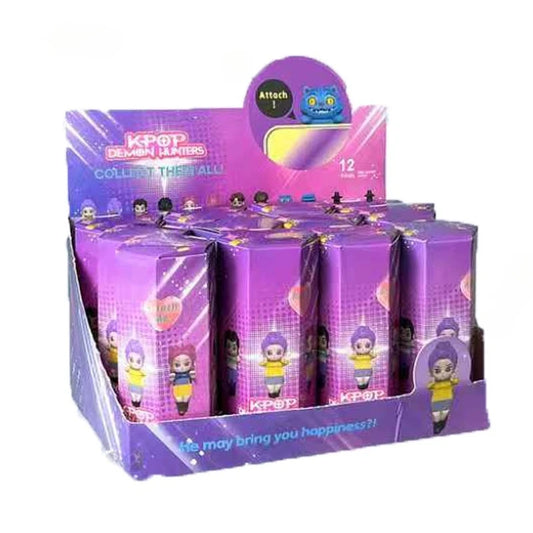 Anime Kpop Demon Hunters Figure Series Blind Box PVC Cartoon Mini Model Toy Doll Desktop Decorative Kids Christmas Surprise Gift