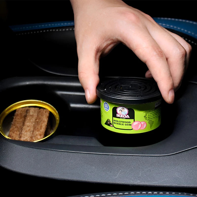 Car Flavoring Car Air Fresheners Perfume Canned Wood Blocks Coffee Flavor Long-Lasting Auto Aromatherapy Car Deodorant Supplies