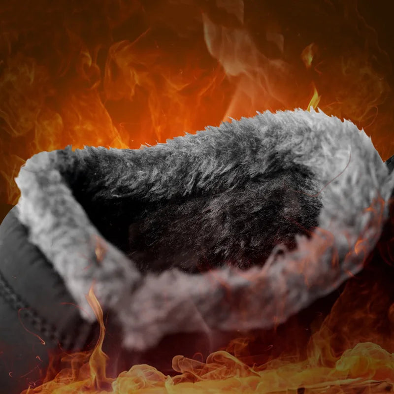 Women Boots Lightweight Winter Shoes For Women Ankle Boots Snow Botas Mujer Black Couple Waterproof Winter Boots Plus Size