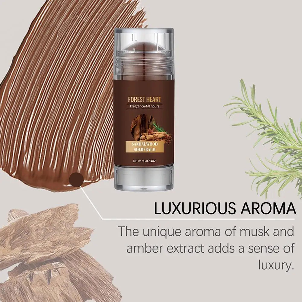 15g Court Sandalwood Solid Perfume Portable Solid Perfume Charming Fragrance Long Lasting Z2S0