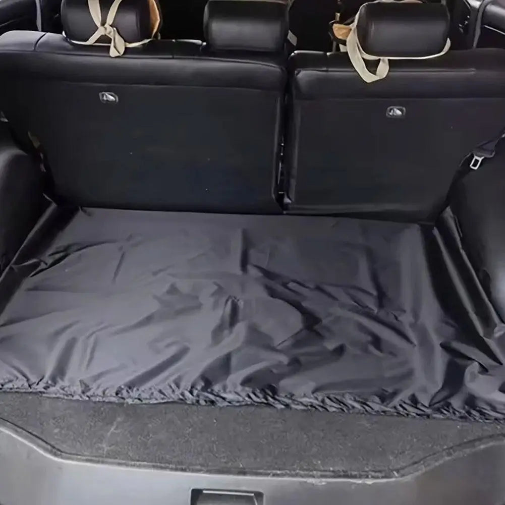 Caer Universal Waterproof Polyester Fiber Cargo Mat Portable Dustproof Luggage Liner Pet Mat for Car SUV Trunk Protection