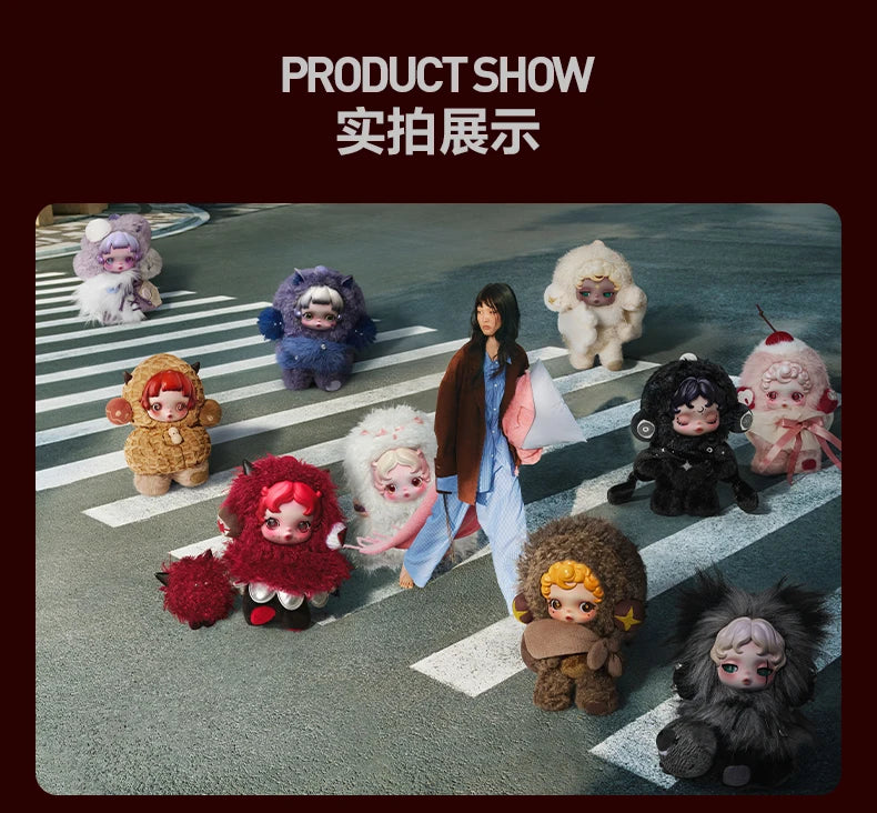 Original Popmart Skullpanda V3 You Found Me Series Trend Blind Box Doll Bag Pendant Surprised Box Toy Emotion Soothing Doll Gift