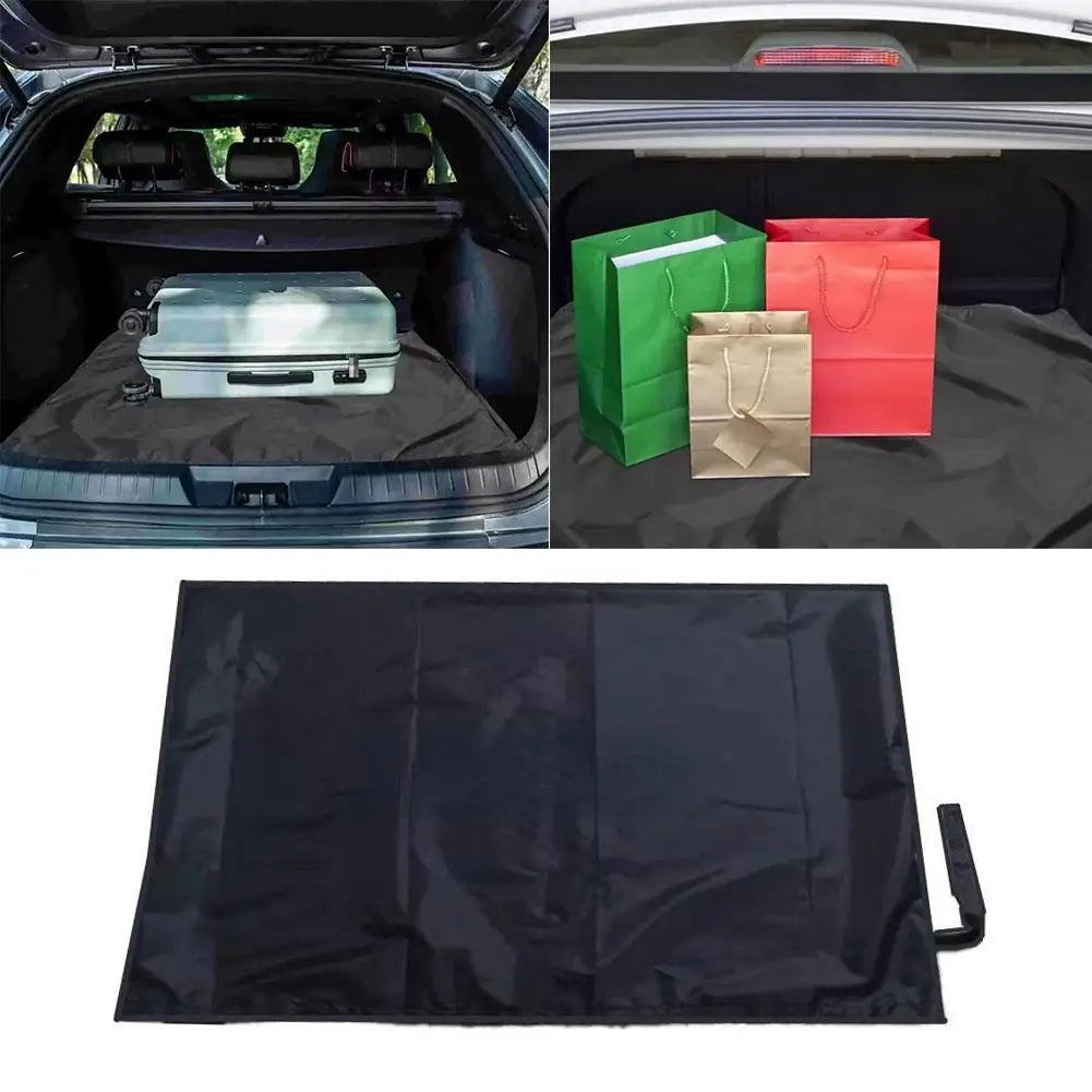 Caer Universal Waterproof Polyester Fiber Cargo Mat Portable Dustproof Luggage Liner Pet Mat for Car SUV Trunk Protection