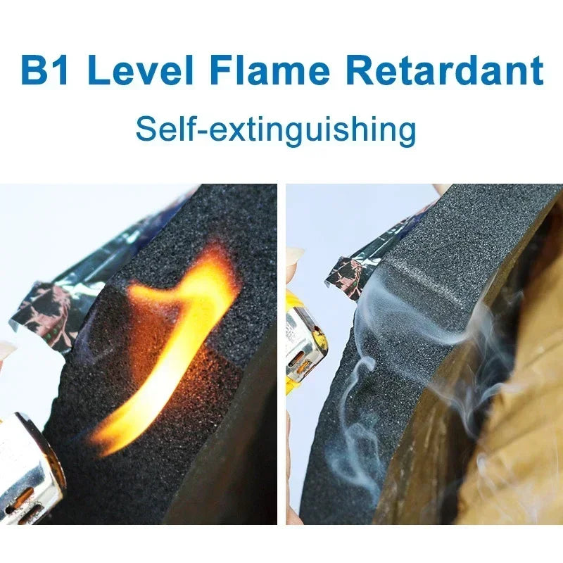 Car Sound Deadening Mat 5mm 10mm Heat Noise Insulation Pad 2000x500mm 250x400mm Hood Roof Door Wall Acoustic Foam Accessory