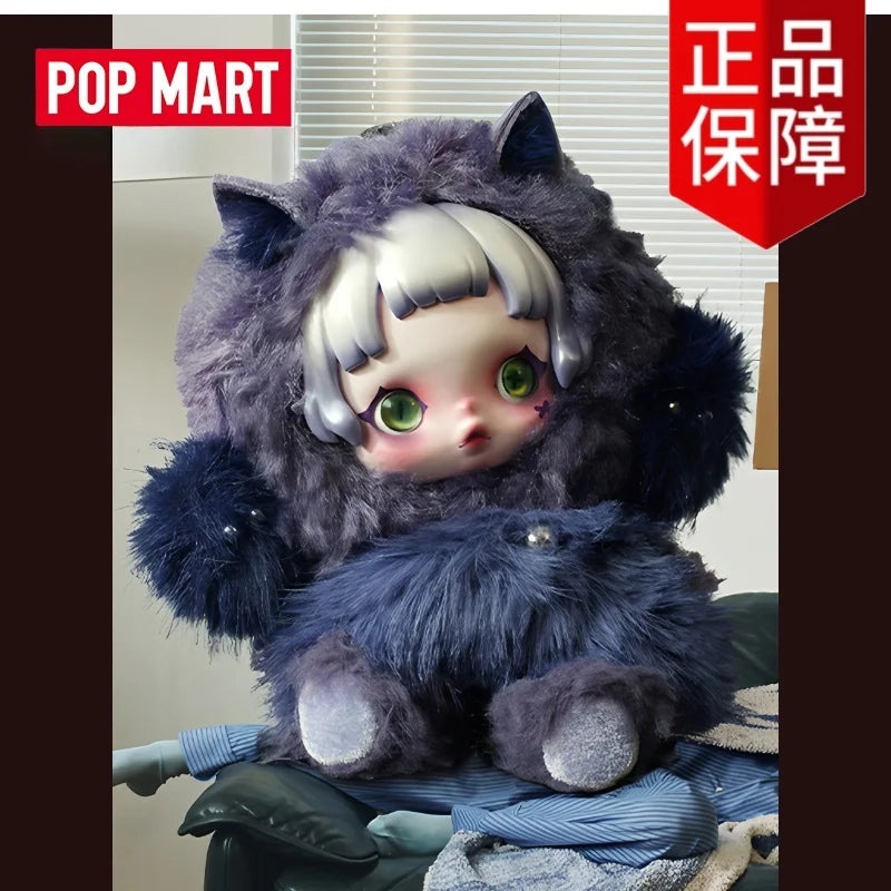 Original Popmart Skullpanda V3 You Found Me Series Trend Blind Box Doll Bag Pendant Surprised Box Toy Emotion Soothing Doll Gift