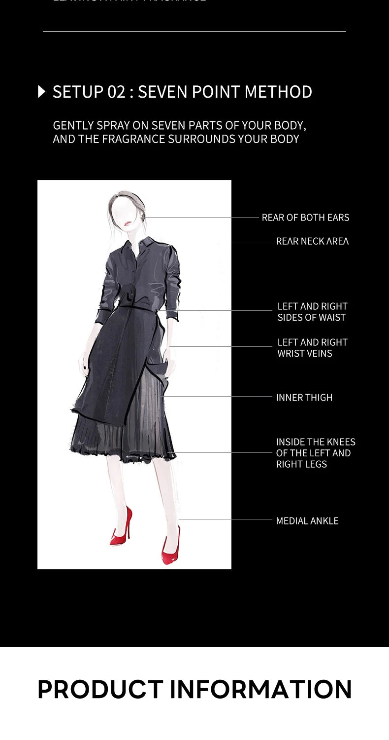 O'CHEAL 35ml Fragrance Spray Perfume Long-lasting Body Spray Men Charm Perfume Fragrance Lasting Pheromones Attract Women Unisex