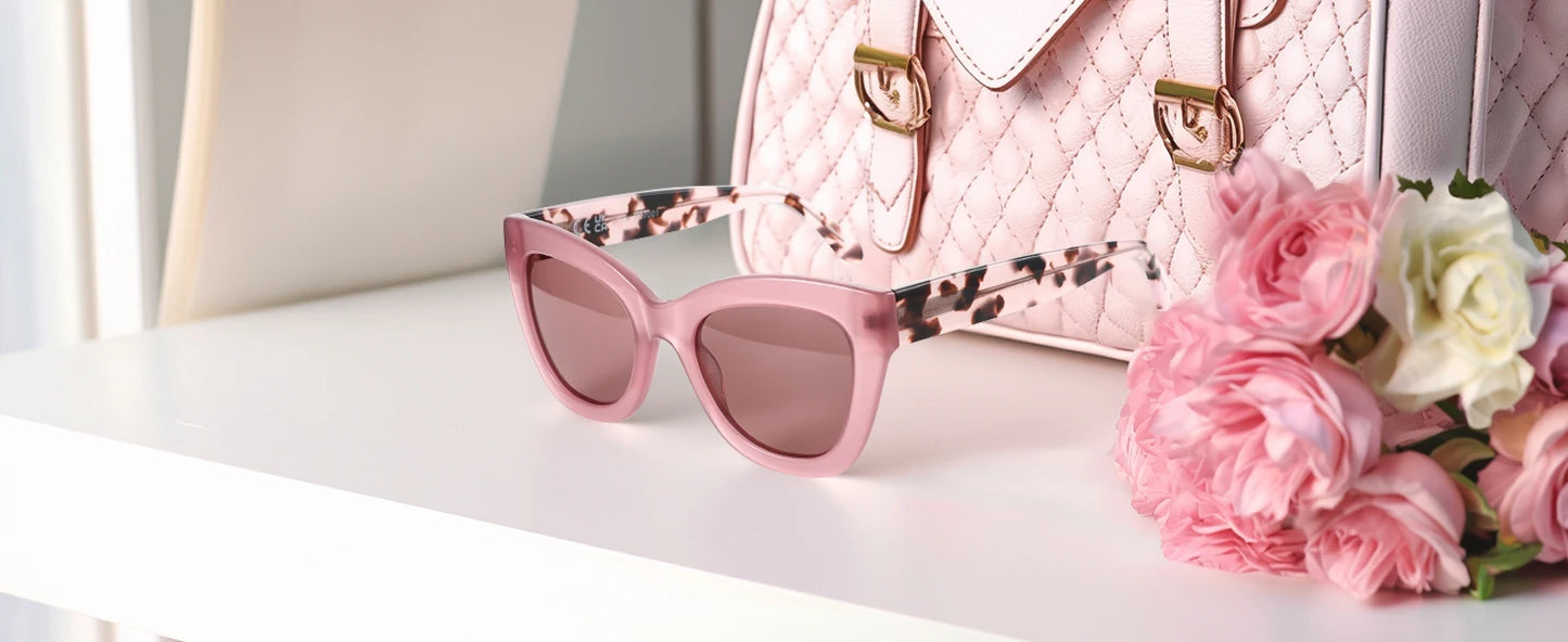 ZENOTTIC Handmade Acetate Polarized Sunglasses Fashion Square Shade UV400 Protection Sun Glasses for Women