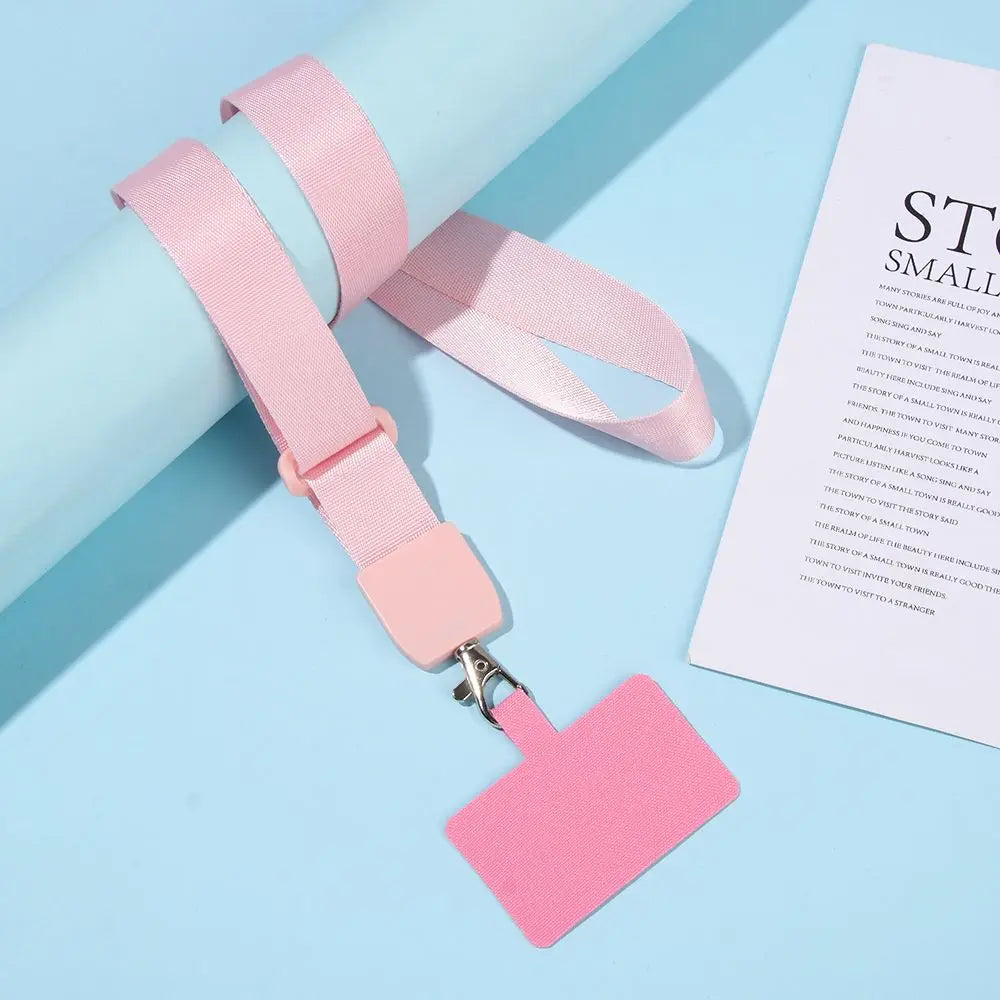 Neck Strap Lanyard for Mobile Phone Rope Anti-lost Keys Mobile Phone Straps Holder Neck Strap Hang Rope Lanyard Patch Card
