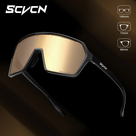 SCVCN Hot Photochromic Cycling Sunglasses MTB Glasses Outdoor Bike Cycling UV400 Eyewear Men Women Bicycle Sports Hiking Glasses