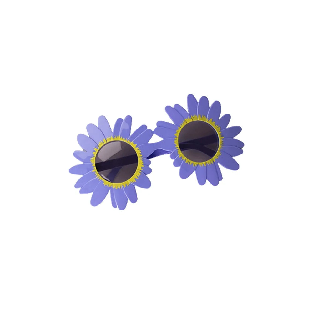 Sunflower Sunglasses Little Daisy Shape Sun Glasses Funny Party Decorative Eyeglasses Plastic Gathering Picnic Photography Props