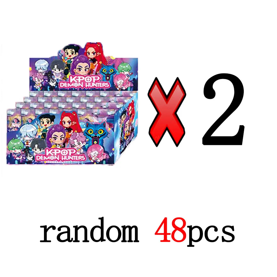 Kpop Demon Hunters 2025 Cute PVC Mystery Box Collectible Doll Model Desk Decoration Figure Toy for Kids Gift