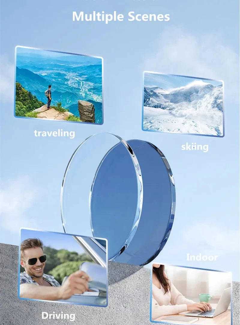 MR-8 Photochromic Lenses 1.56 1.61 1.67 Aspheric Optic Prescription Transition Sunglasses Colour Lens Myopia Presbyopia Eyewear