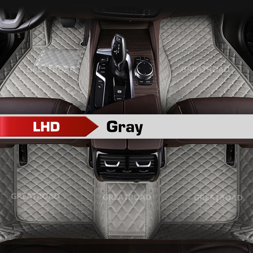 Car floor mats for AUDI Q7 (Seven seats) 2006 2007 2008 2009 2010 2011 2012 2013 2014 2015 2016-2025 Custom foot Pads automobile