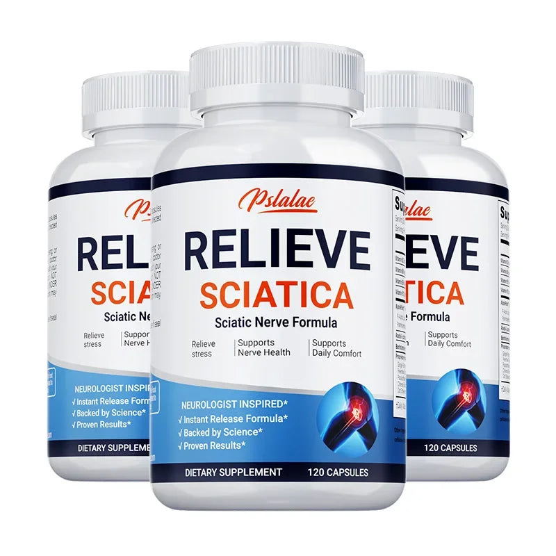 Relieve Sciatica - Relieve Pain, Improve Flexibility, Support Nerve and Joint Health, Relax Muscles
