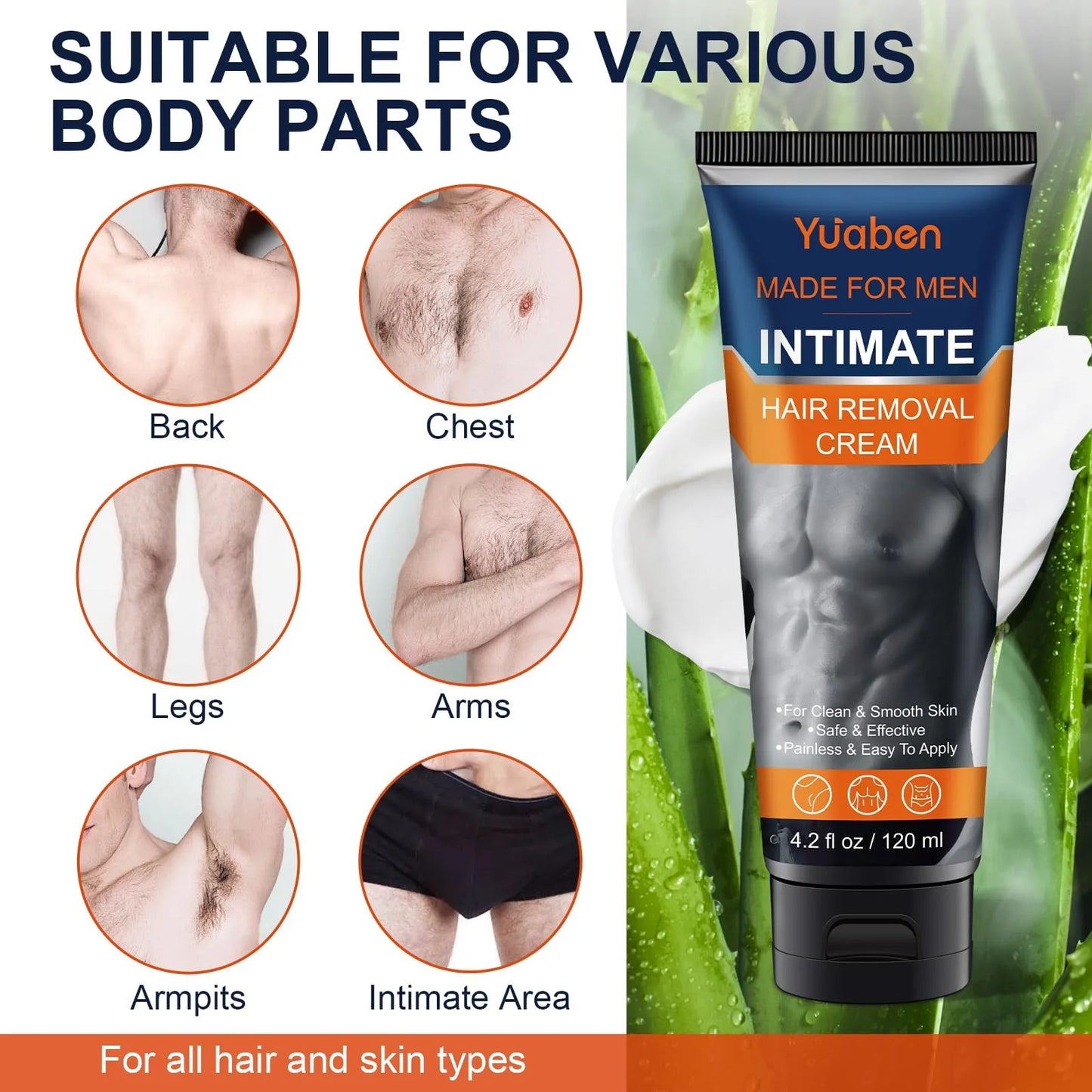 Hair Removal Cream For Men 100ml