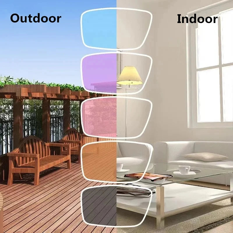 MR-8 Photochromic Lenses 1.56 1.61 1.67 Aspheric Optic Prescription Transition Sunglasses Colour Lens Myopia Presbyopia Eyewear