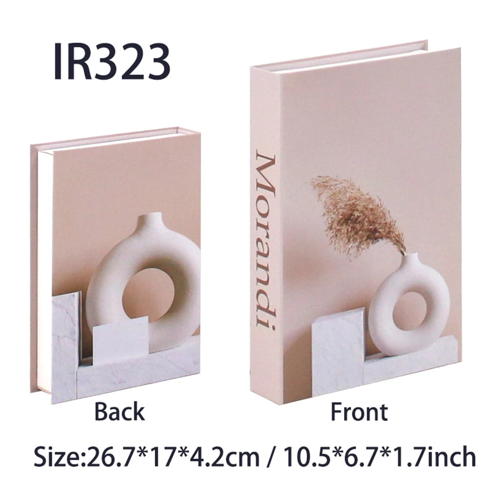 Luxury Home Decoration Fake Book Fashion Living Room Decoration Coffee Table Bedroom Interior Items Modern Book Box Decoration