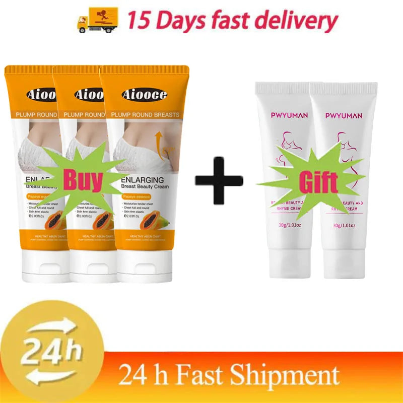 Fast Growth Breast Enlargement Cream Lift Firm Breast Improve Sagging Massage Chest Rapidly Body Moisturizing Smooth Bright Care