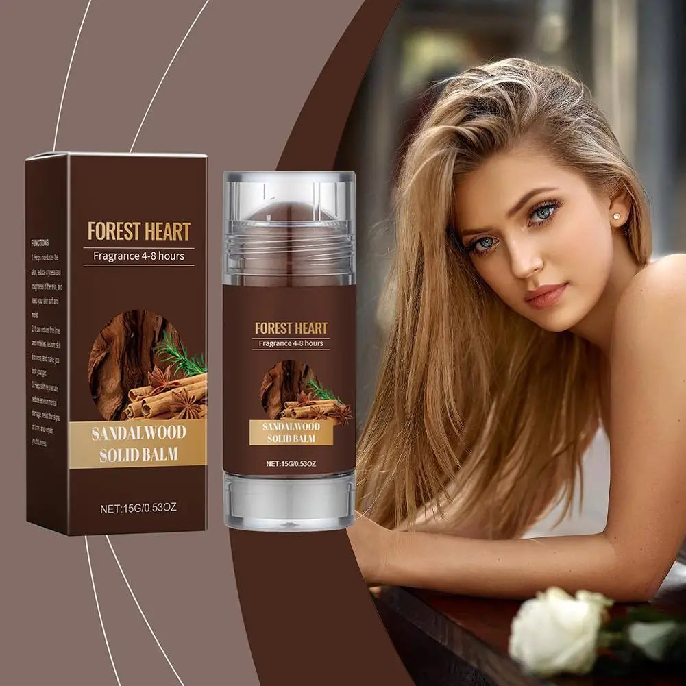 15g Court Sandalwood Solid Perfume Portable Solid Perfume Charming Fragrance Long Lasting Z2S0