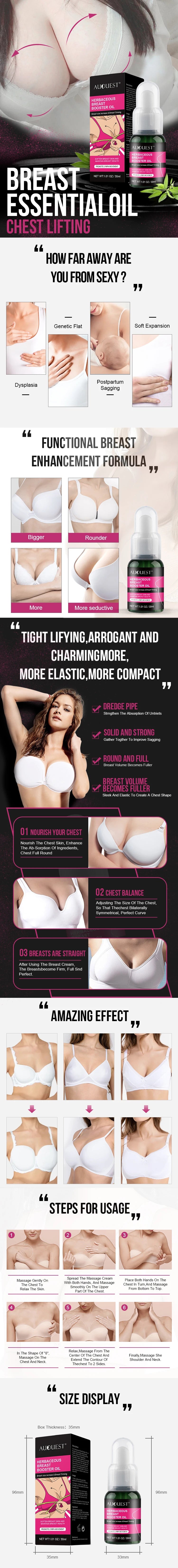 Breast Enlargement Cream Fast Growth Essential Oil Bust Enlarging Bigger Enhance Massage for Women Body Care