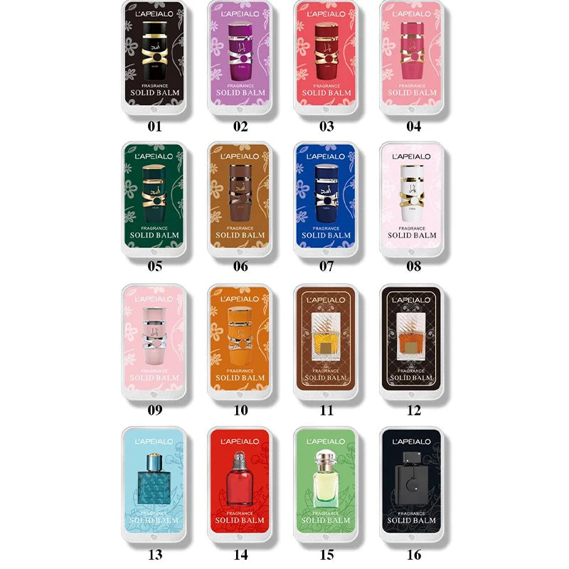 Arabian Solid Perfume Unisex Body Pheromone Perfume Lasting Fragrance Deodorant Fresh Nature Portable Pocket Cologne Perfume