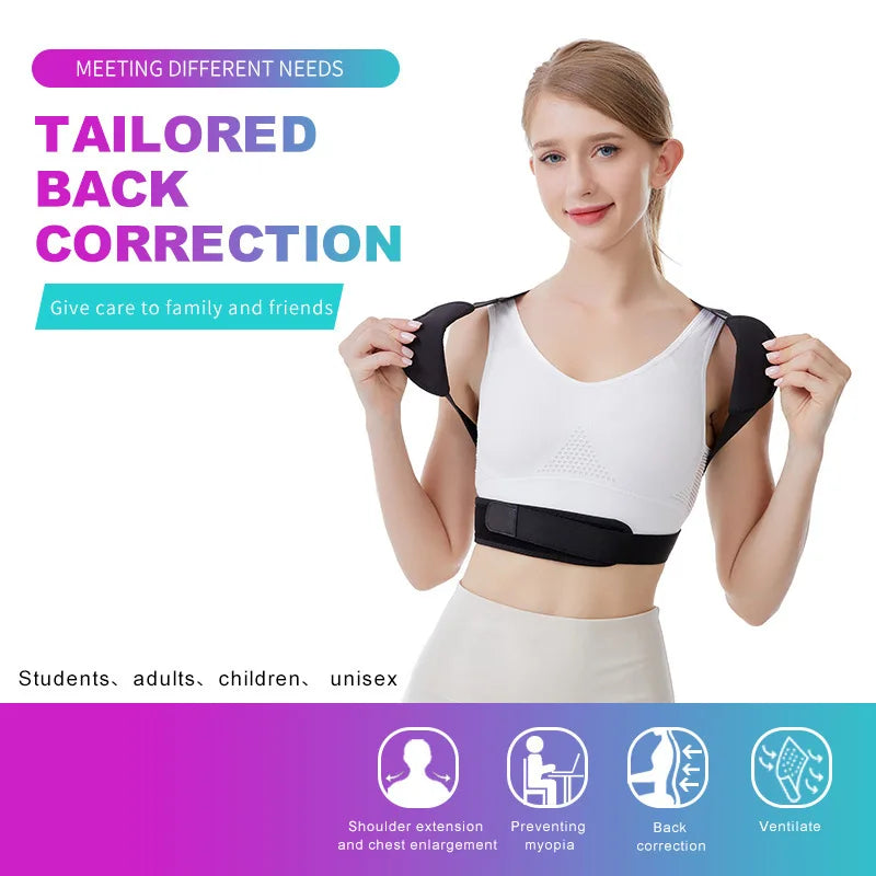 Corrective Men's And Women's Back Belt for Back Pain And Spine Problems Supportive Health Care Fitness Equipment