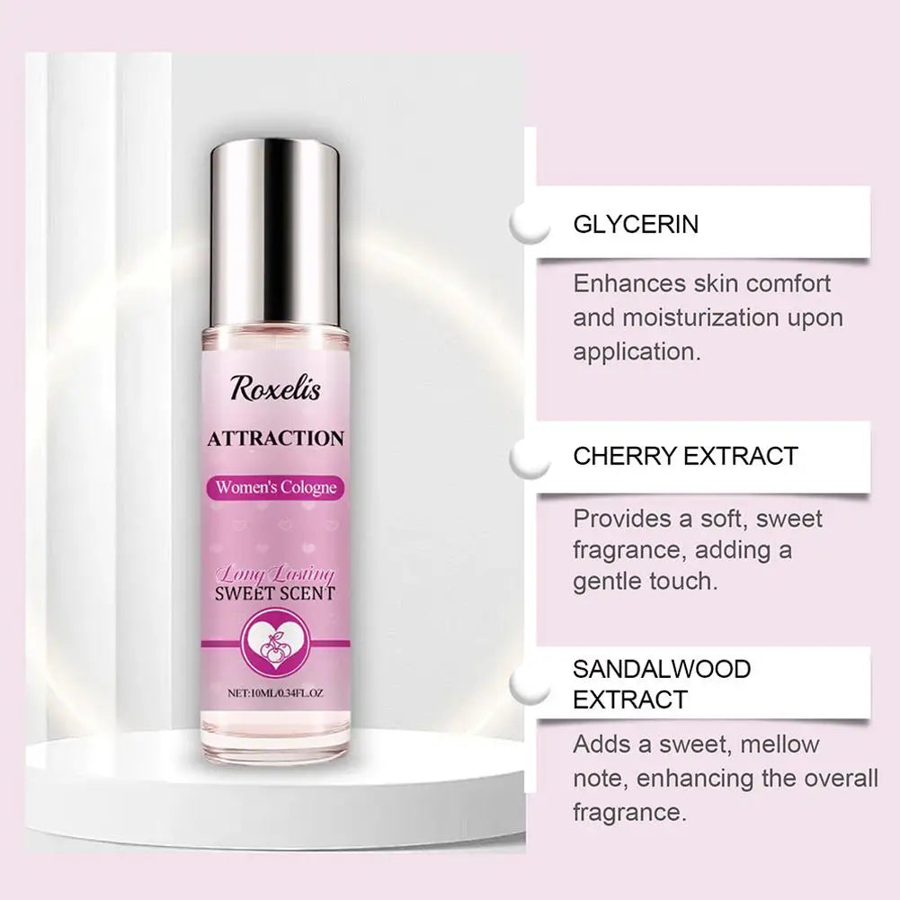 10ML Perfumes de mujer originales Long-lasting Floral Fragrance Pheromone Cologne Ball Perfume Fresh Elegant Perfume Woman