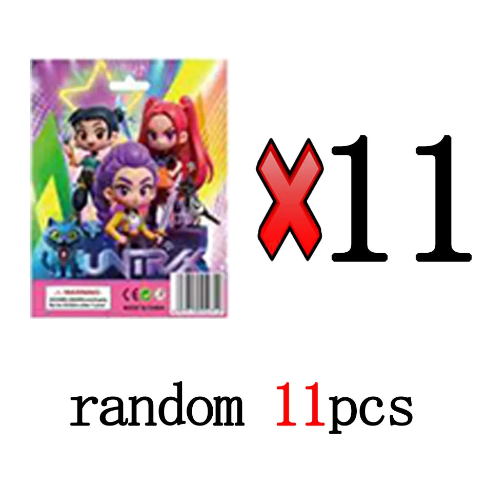 Kpop Demon Hunters 2025 Cute PVC Mystery Box Collectible Doll Model Desk Decoration Figure Toy for Kids Gift